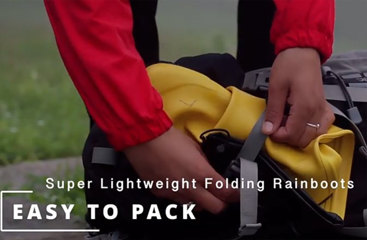 foldable rain boots