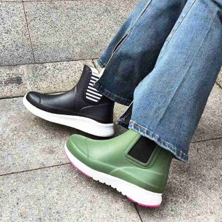 Cement EVA outsole Chelsea rain boots in bulk