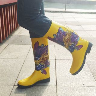 Copyright print waterproof wellington boots supplier