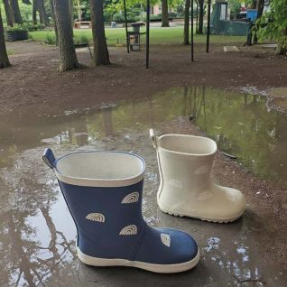 Custom transfer print childrens rain boots