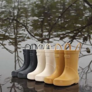  Easy-on handles toddler rubber rain boots 